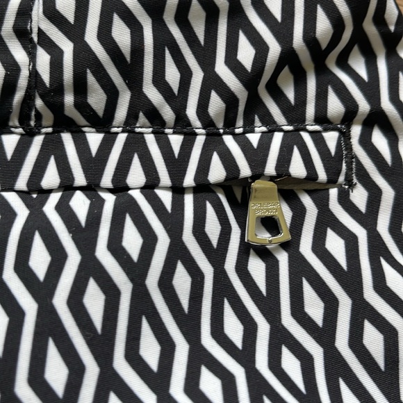 Orlebar Brown Bulldog Night Iris White Alado Geometric Mid-Length Swim Shorts. - Picture 12 of 12